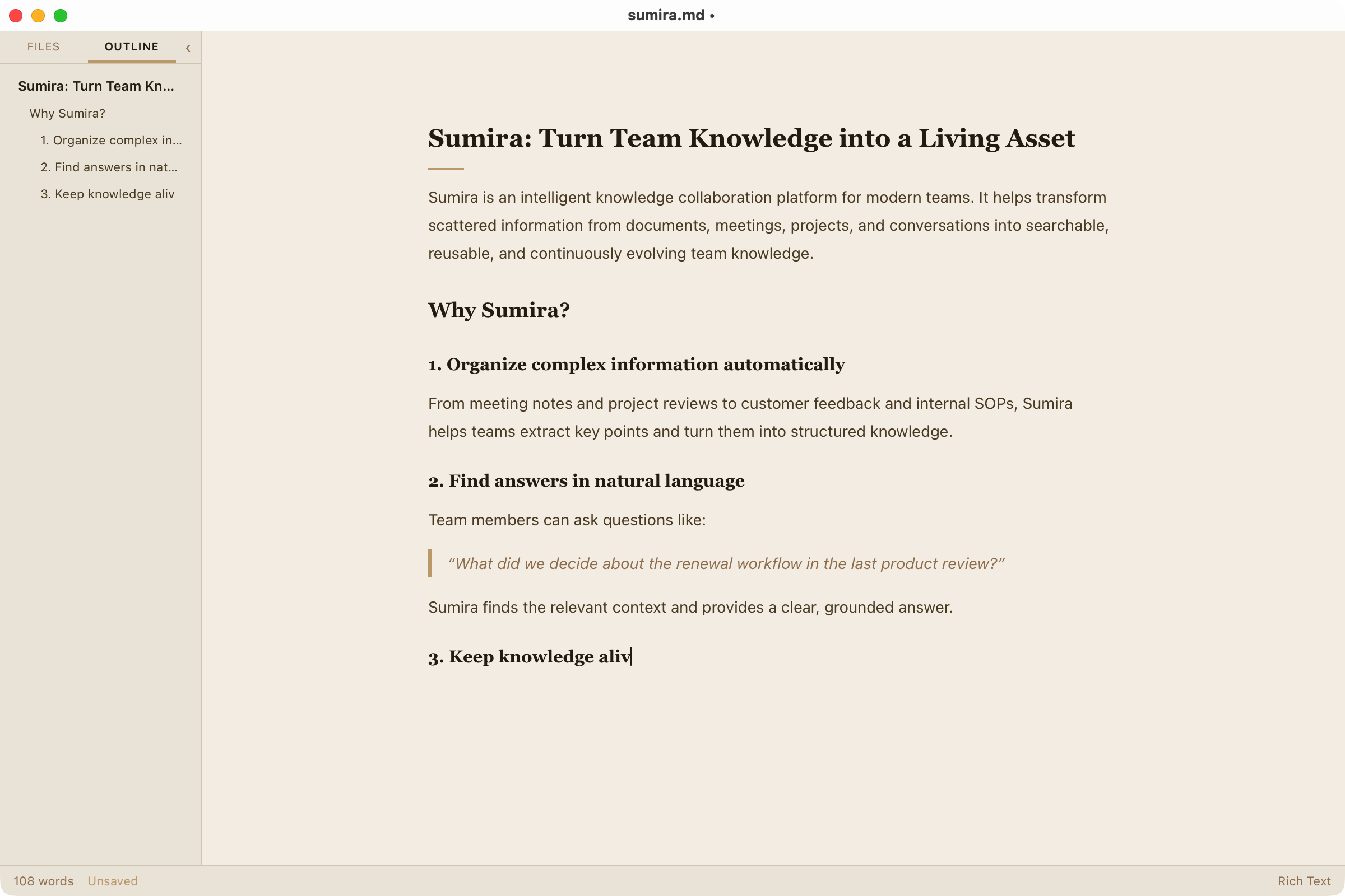 Sumira rich text view